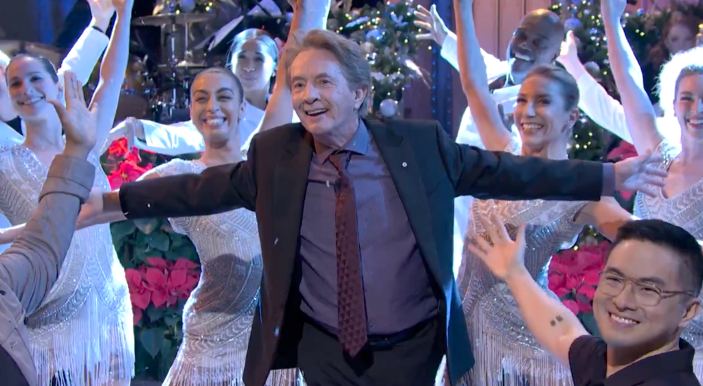 Martin Short Spreads Yuletide Cheer With Opening Musical Extravaganza